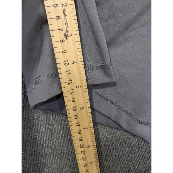 Yogalicious Lux Everyday 5" Biker Shorts Womens Medium Gray Stretch Pull On - Picture 5 of 10